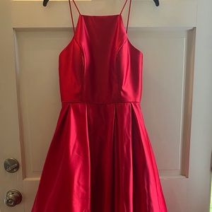 NWT Betsy & Adam Red Prom Dress